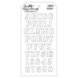 Tim Holtz Layered Stencil Cargo THS 001